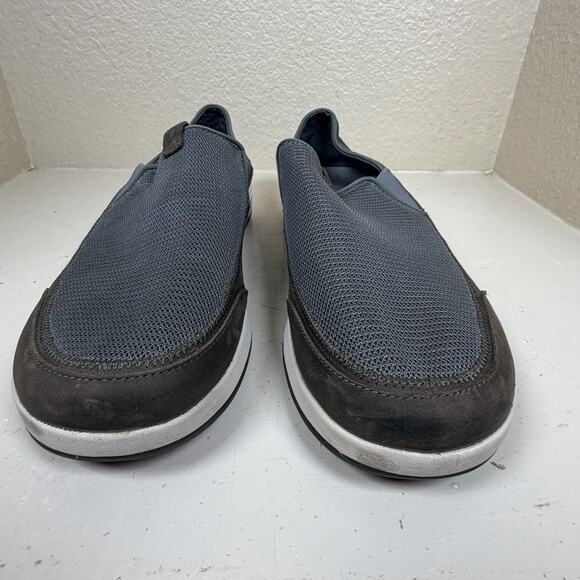 OluKai Makia Men\'s Mesh Boat Slip-On shoes - size 13 - Good Condition main image 6